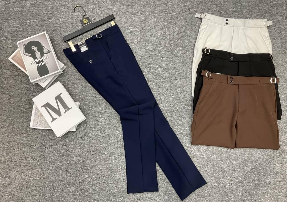 👖Pantalons Gurkha (TISSUS) en coton uni pour hommes